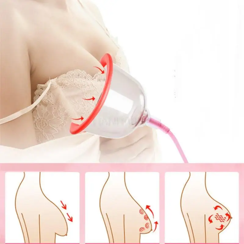 Breast enlargement with chest massage equipment Lazy wave sucking cup breasts External Kneading Breast Apparatus