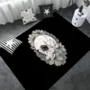 Skull bones ROSE Floor Mat Bathroom Mat INS Style Soft Bedroom Floor House Laundry Room Mat Anti-skid Welcome Doormat 5