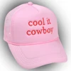 Pink Cool It Cowboy Baseball Cap Cool Girl Summer Comfortable Mesh Cap Embroidered Trucker Hat Gift for Her 5