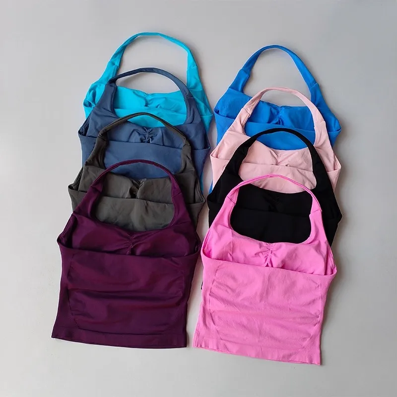 Halter Yoga Vest, Shockproof Running Sports, High-Strength