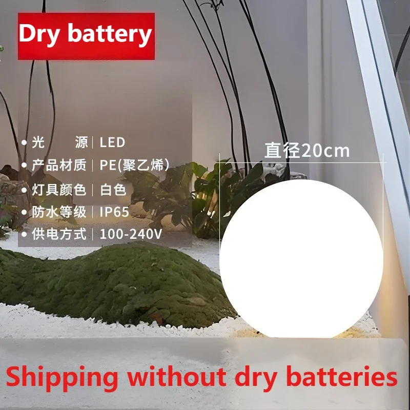 كرة LED تعمل بالطاقة الشمسية مع جهاز تحكم عن بعد 1...