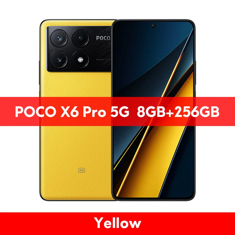 Xiaomi POCO X6 Pro 5G - Smartphone, 8+256GB 6.67 120Hz FHD+ Flow AMOLED  Display, MediaTek Dimensity 8300-Ultra, 64MP AI Triple Cámara, 5000mAh,  NFC, Gris : : Electrónica