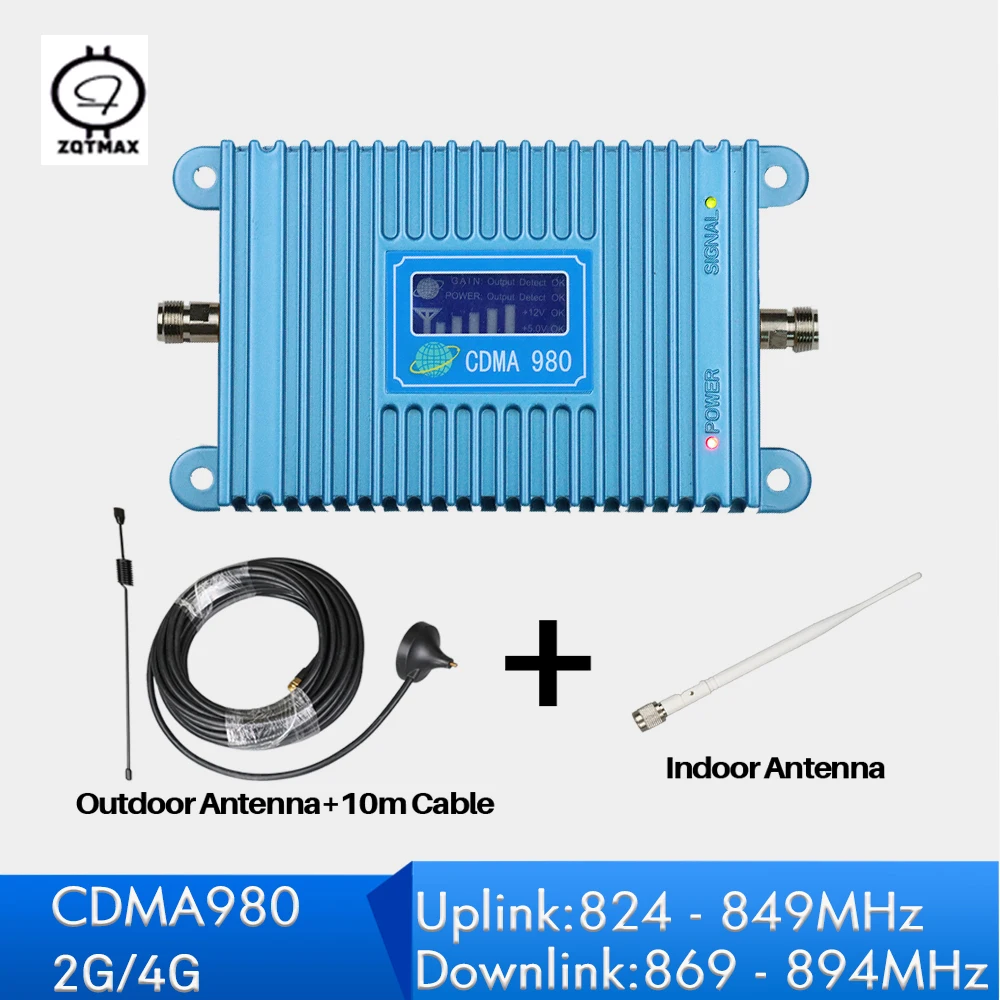 Ретранслятор сигнала ZQTMAX CDMA 4G 850 UMTS ретранслятор МГц усилитель сотовой связи Band 5 +