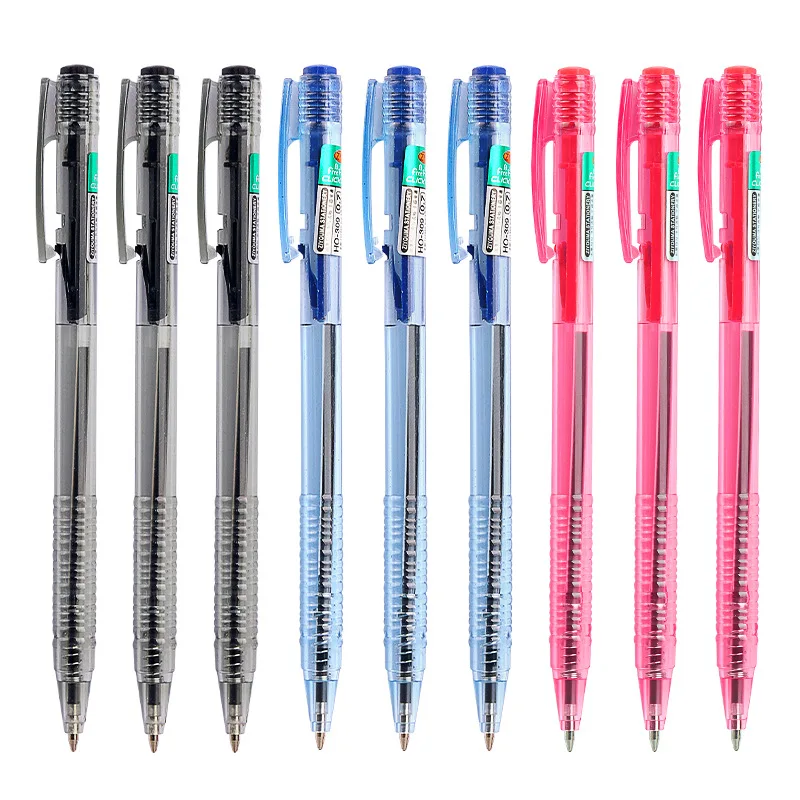 10/50Pcs Ballpoint Pens 0.7mm Fine Point Writing Pens in Black Red Blue for Students Office Stationery Signing Pen - 6
