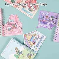 Sanrio A6 Coil Book Kuromi Mymelody Cinnamoroll Hellokitty Learning Stationery Notebook Unique Kawaii Cover Design For Students 2