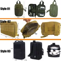 Molle Tactical Waist Bag Outdoor Emergency EDC Pouch Camping Medical Accessories Molle Tools Hunting Fanny Pack First Aid Kit 2