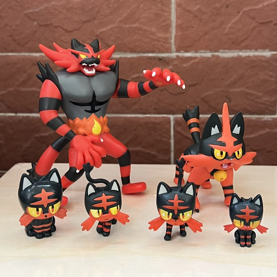 Pokemon Incineroar Evolution Set Figure 3Pack ubicaciondepersonas