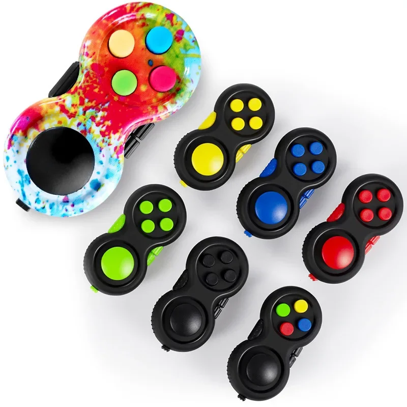 8 Fidget Functions Controller Pad Game Focus Fidget Toy with Premium Quality Pad Cube Relieves Stress and Anxiety Toy