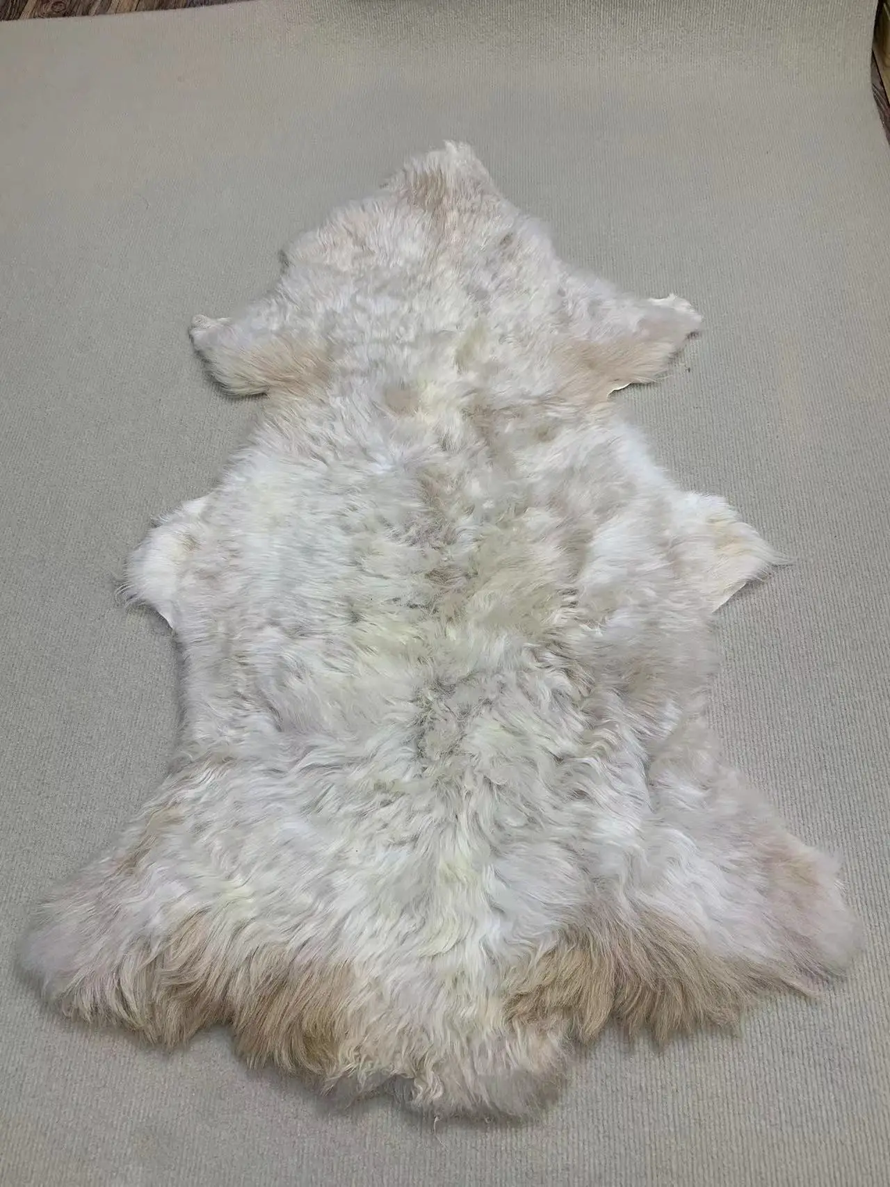 Unique Natural color sheepskin wool leather, cushion fur sofa chair sheepskin carpet Genuine Leather, updated timly 2