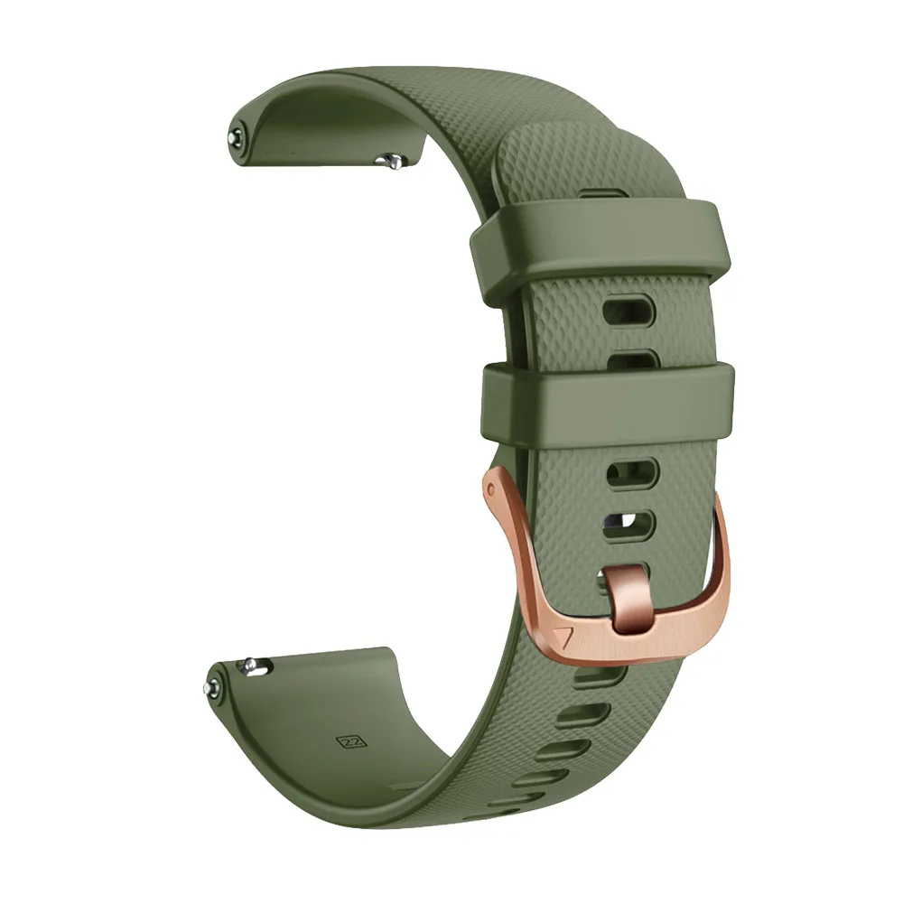 Silicone Sport Band Strap for Smartwatches - 18/20/22mm