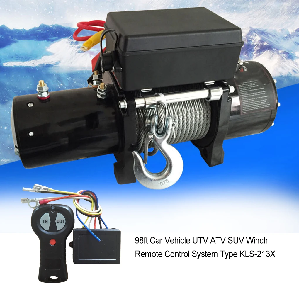 Wireless Winch Control Kit Replace Components Modified Component 12V