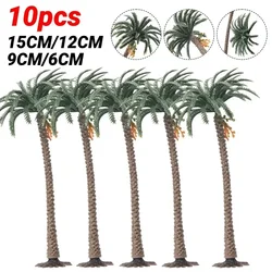 Tropical Miniature Palm Trees Set - Scenic Diorama Decorations - 9CM