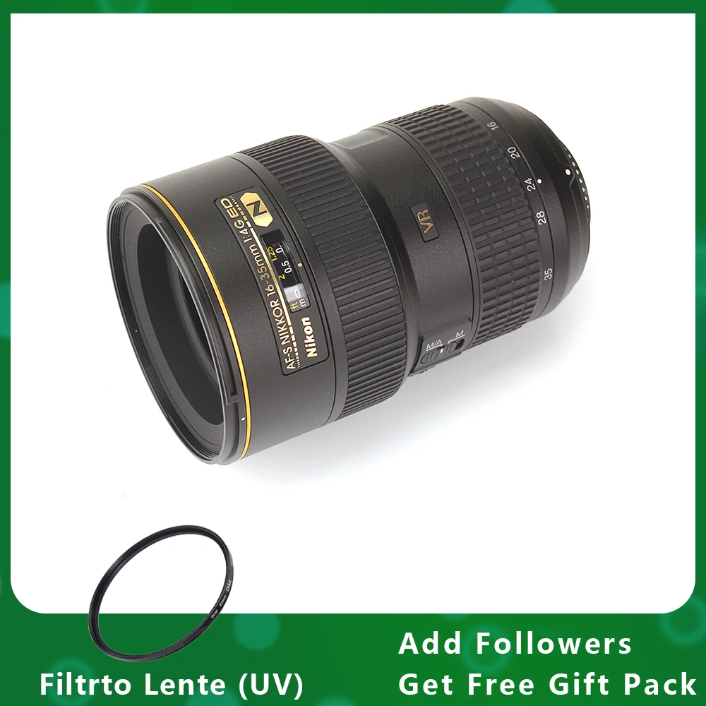 

Nikon AF-S NIKKOR 16-35mm f/4G ED VR Lens For Nikon SLR Cameras