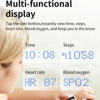 New Ultra-thin Lightweight Smart Ring Multi-functional Display Heartrate Health Caller ID Reminder Motion Detection Waterproof - Image 3