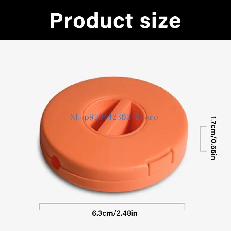Portable Round Cord Management Case with Adjustable Compartments for Electronic Accessories