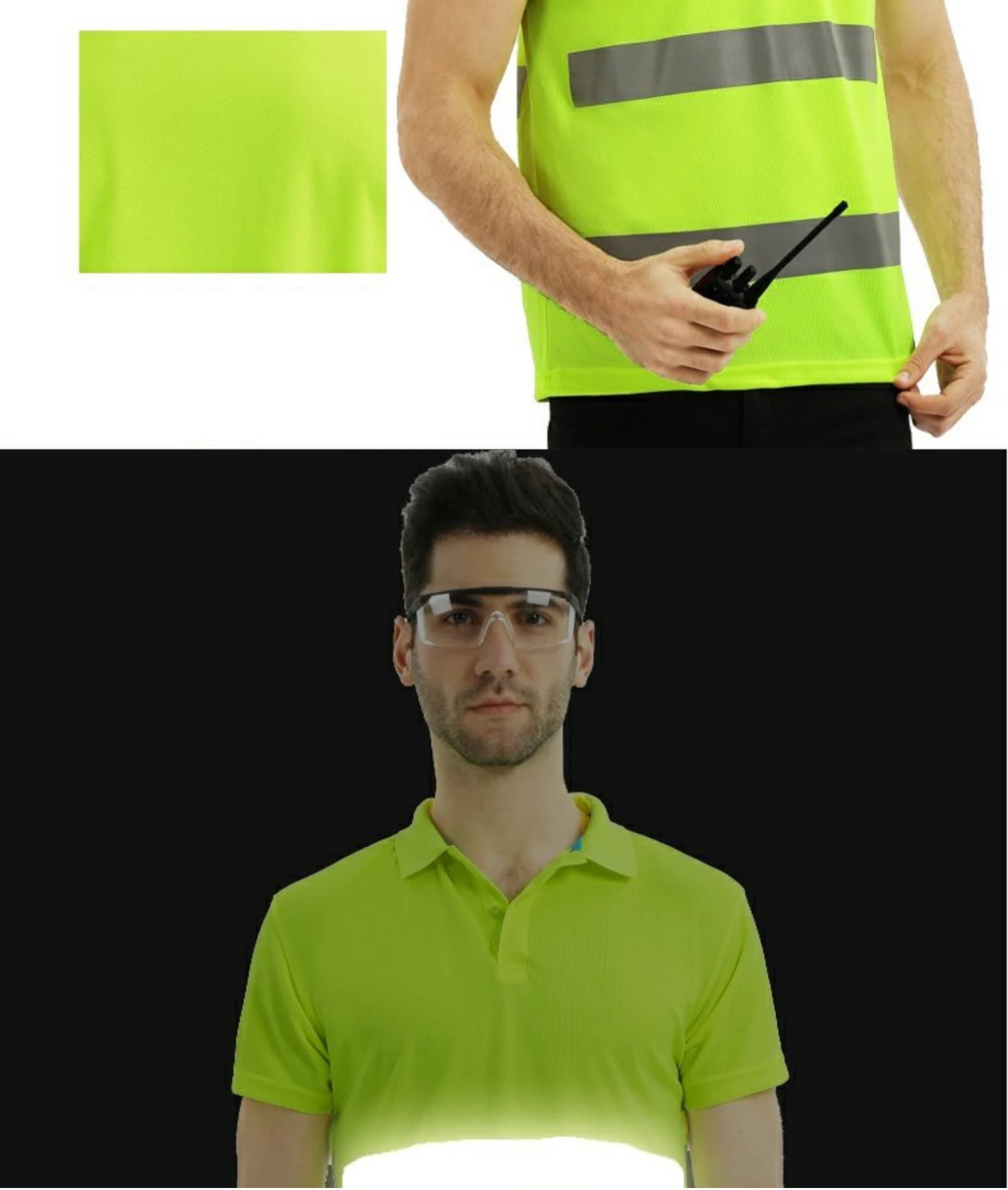 Black Work Shirt Men Safety Polo Shirt Summer Construction Workwear With Reflective Stripes Quick Dry 12 Sb01bce4e3d9e4156bb4f0a0c53855dd5V