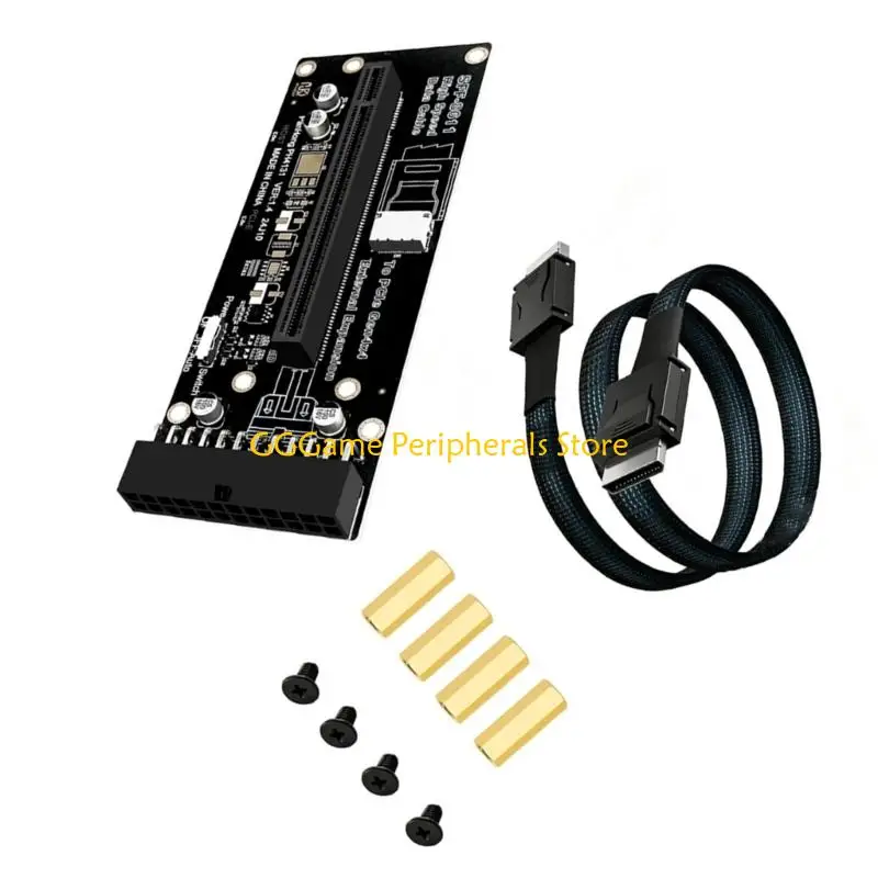 전송선이 있는 U55B PCIe Gen4X4 SFF 8612 모듈