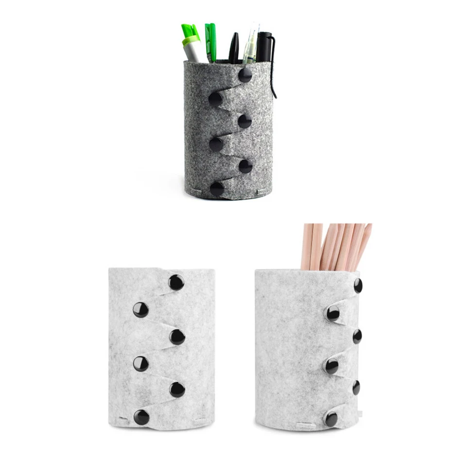DIY Exquisite Kraft Paper Template Pen Holder Leather Set Craft Pattern Model for Creative Handcraft