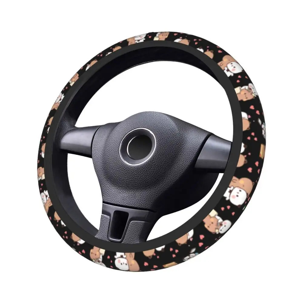 38cm Lenkrad abdeckungen Bubu Dudu Liebes geschichte Universal niedlichen Panda Bär Auto-Styling Mode Auto Zubehör – Detail 5