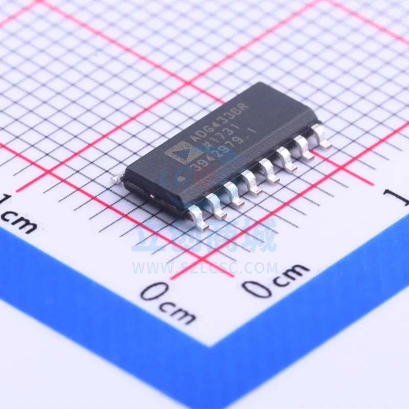 

10 шт. ADG433BRZ ADG433BR ADG433 IC переключатель QUAD SPST 16soic Новый и оригинальный