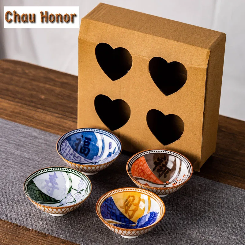 1 PCS Handmade Blue and White Porcelain Teacup Travel Ceramic Tea Bowl Anti Scaling Hand-Painted Cone Cup Meditation Cup Tea Set