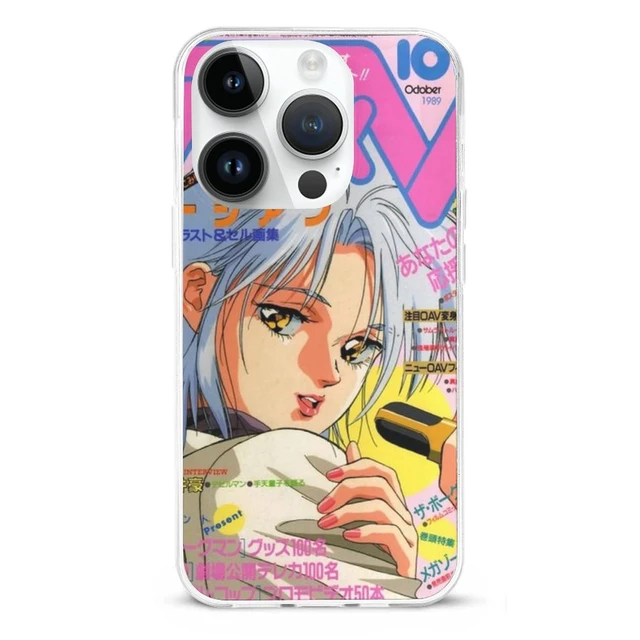 Funda Iphone 14 Pro Max Aesthetic  Iphone 14 Pro Max Case Aesthetic -  Anime Phone - Aliexpress