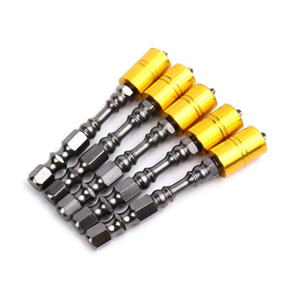 

Hand Screwdriver Bit 5pcs Magnetic Circle Part Single-head Spare Workshop Batch Head Bite High Quality Practical