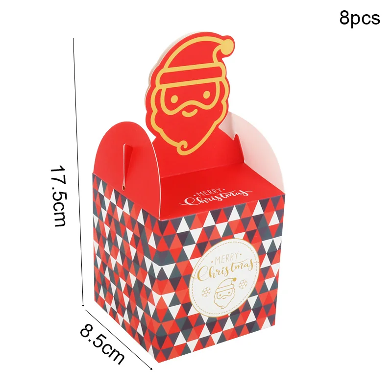 GWHOLE 24 Pz Scatole Regalo di Natale, Scatola Piccola di Natale Scatole di Carta per Biscotti