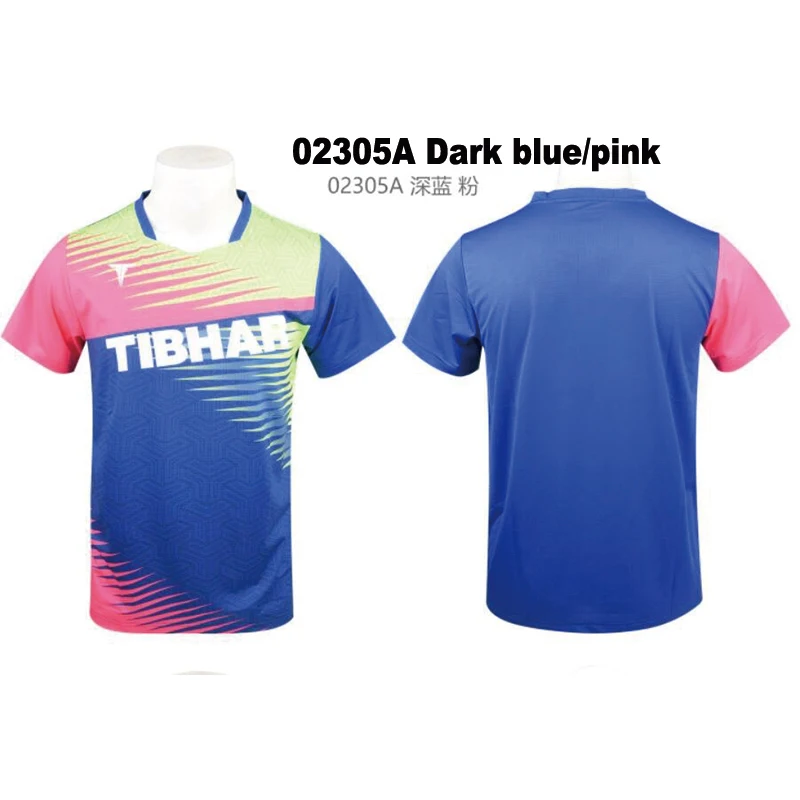 Tibhar Table Tennis T-Shirt Unisex Ping Pong Clothing Sports T-Shirts Men Women Children