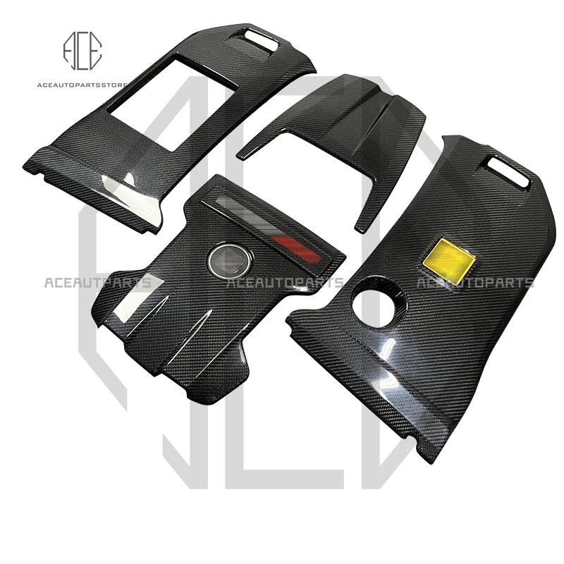 Cofano Motore Stile B800 In Fibra Di Carbonio A Secco Con Set Di Badge Per Amg Mercedes-Benz W463A W464 G-Wagon G63 Classe G