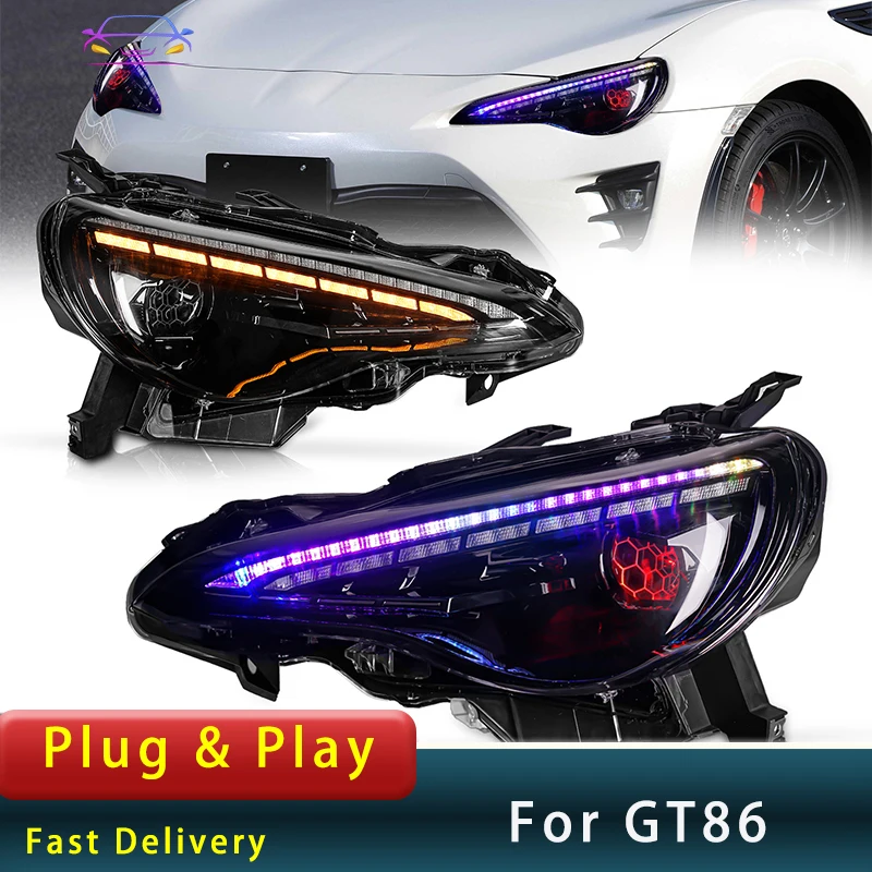

Head Light for Subaru BRZ FT86 GT86 2012-2021 LED Upgrade DRL Turn Signal Projector Lens Head Lamp Assembly Auto Accessories