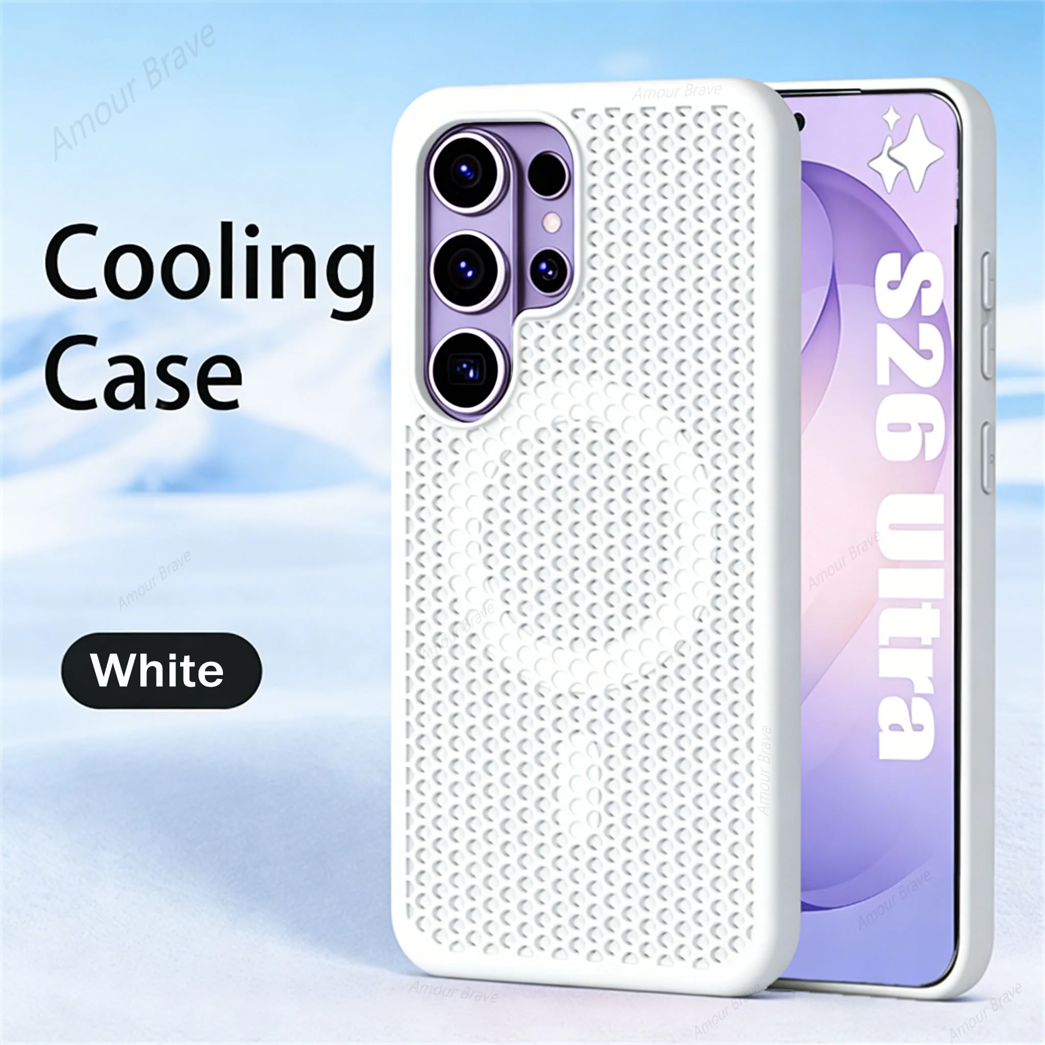 Advanced Cooling Breathable Magnetic Phone Case with Heat Dissipation Technology