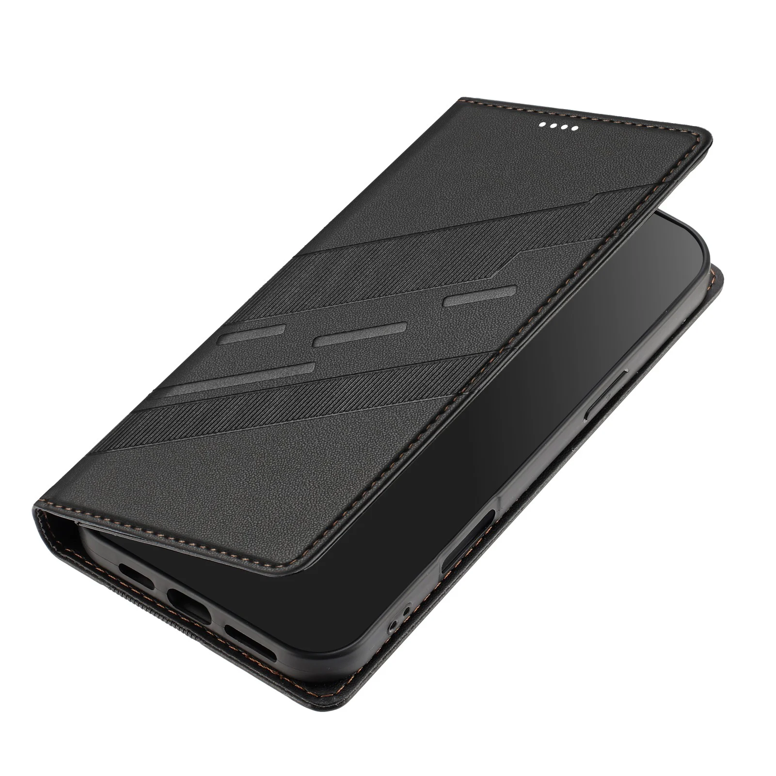 Luxury Leather Card Wallet Phone Case - Magnetic Protective Cover