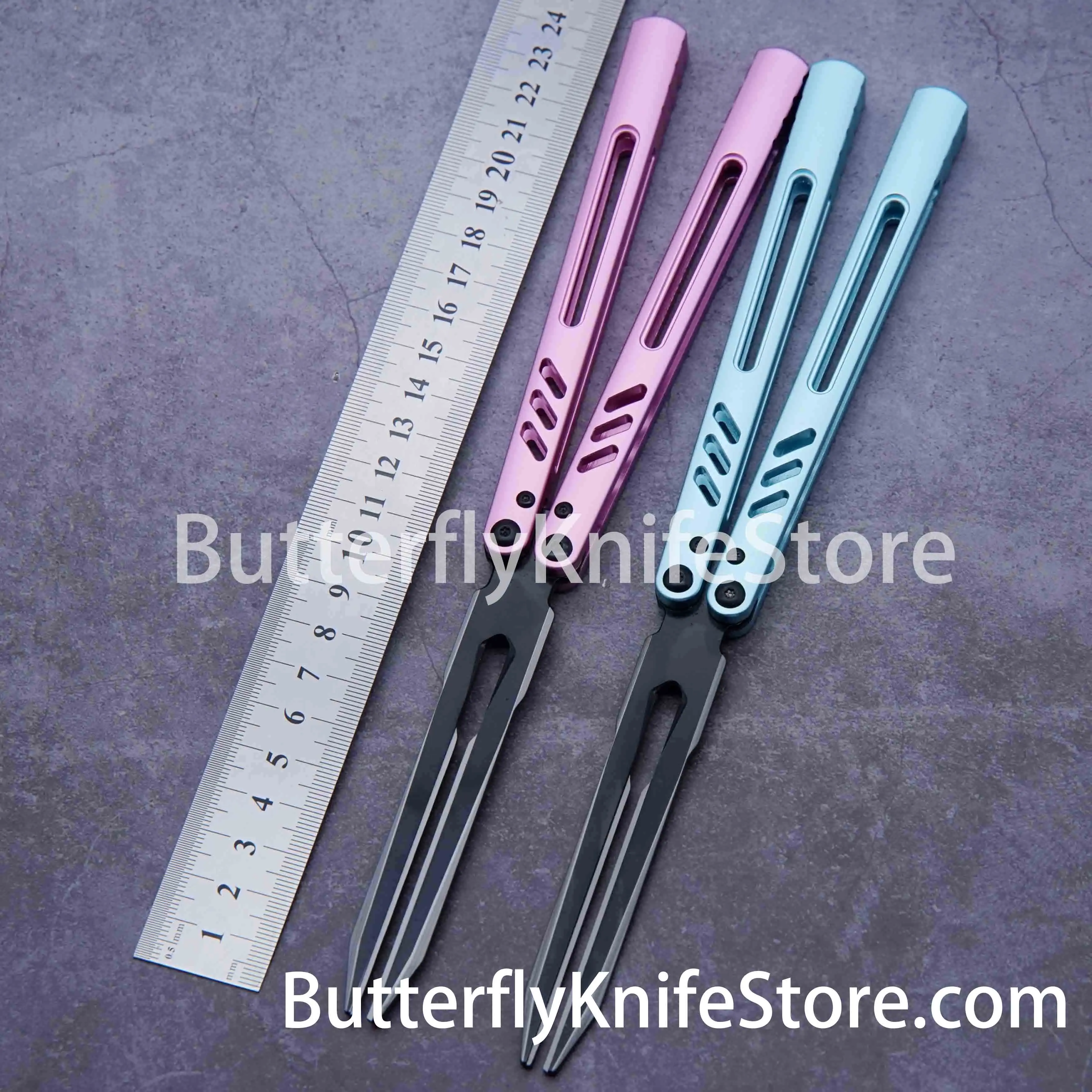 BalisongtuningforkREPaluminumalloyhandlestainlesssteeltuning