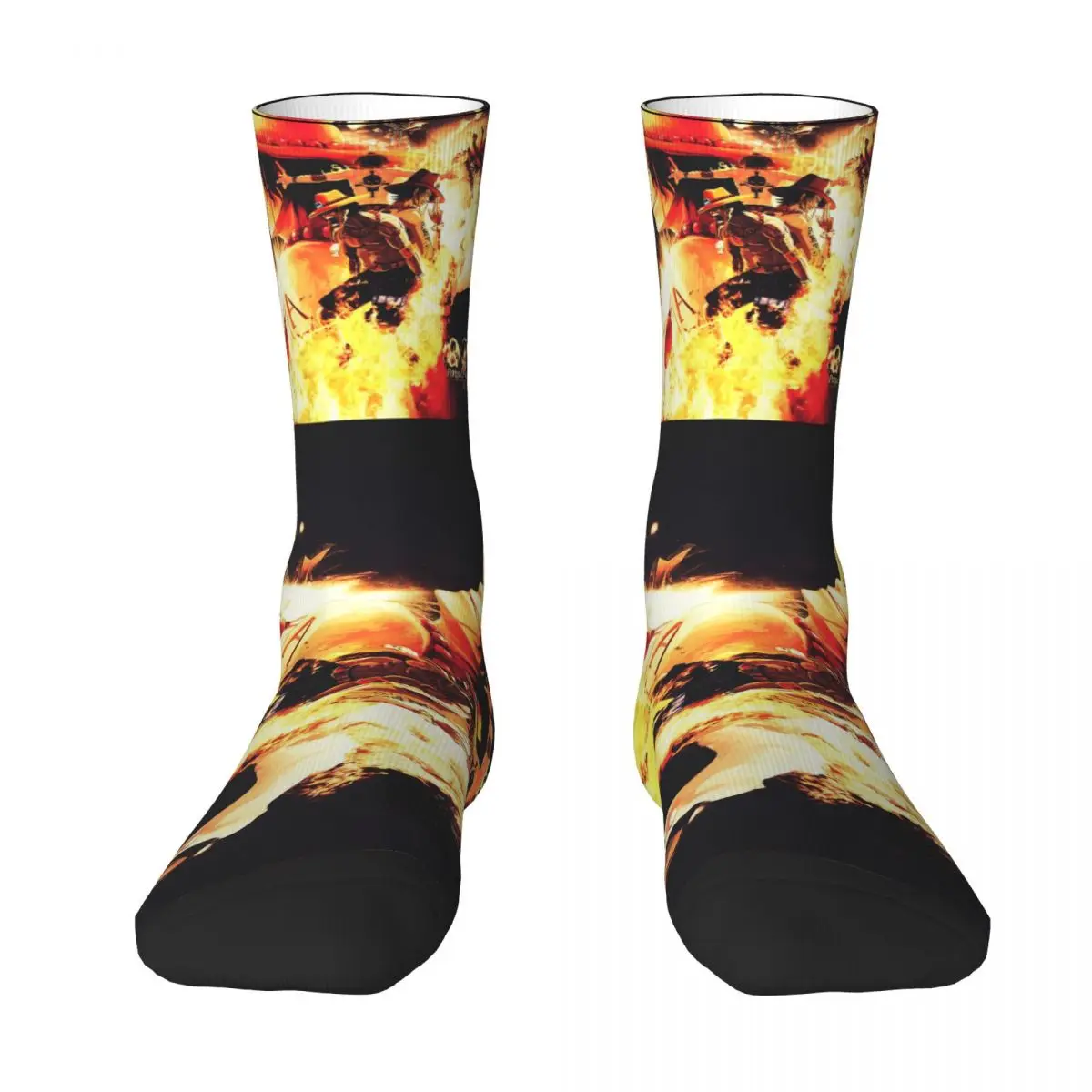 Op Fire Fist Ace Unisex Winter Socks Outdoor Happy Socks Street Style Crazy Sock triathlon girl unisex winter socks outdoor happy socks street style crazy sock