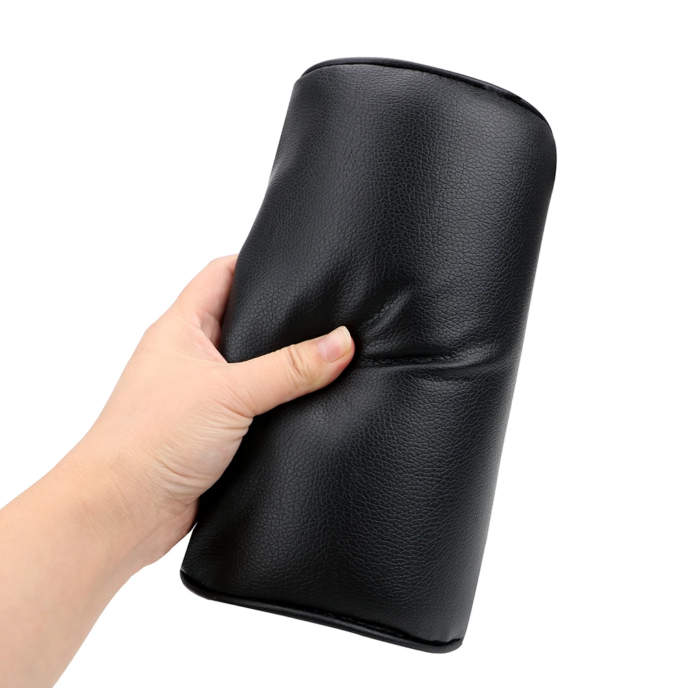 Travelling Comfortable Car Seat Neck Pillow Car-styling Head Safety Support Pad Leather Neck Protection Auto Head Rest Cushion car pillow car neck pillow