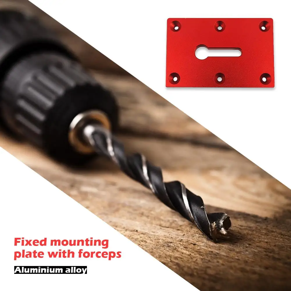 Multifunctional Tool Woodworking Benches Router Excellent Durable Aluminum Alloy Process Table Insert Plate with 6 Screws |