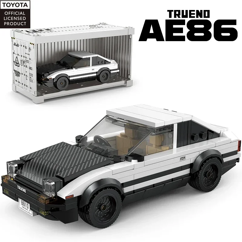 327PCS AE86 Building Block Car Classic TOYOTA JDM Vehicle Model
