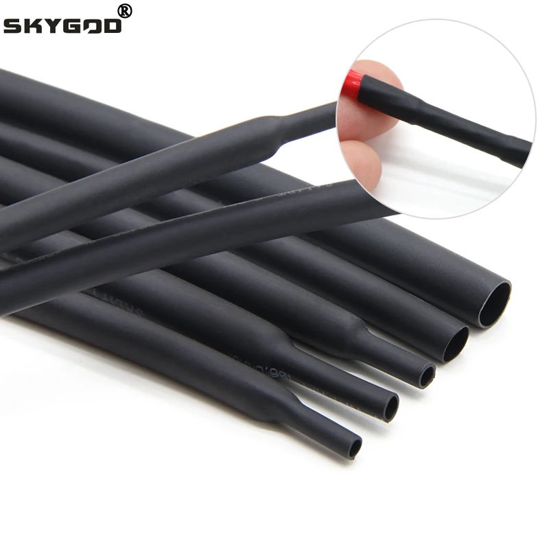 Heat Shrink Tube 1~10m Diameter 0.6~210mm 2:1 Polyolefin Tubing Sleeving DIY Wrap Wire Repair Cable Protecctor