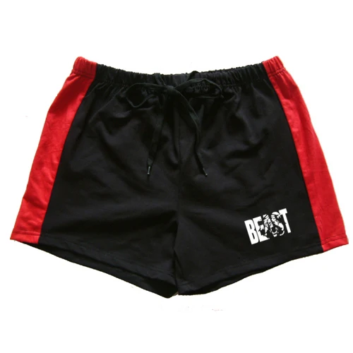 Men Cotton Running Shorts Short Pants Male Summer Sports Workout Bottoms Clothing Jogging Gym Fitness Training Quick Dry Beach 4