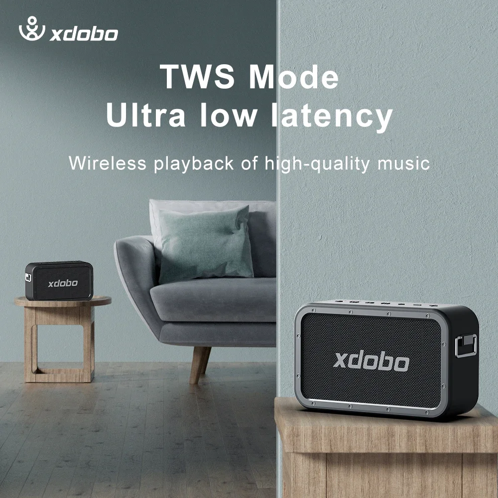 XDOBO 1983 MAX 120W Wireless Bluetooth Speaker TWS Subwoofer Support USB/TF/AUX 15000mAh Power Bank bluetooth speaker