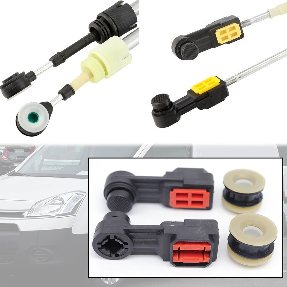 For Peugeot Partner B9 2008 2013 2015 Manual Gear Shift Cable Collet Bushing Shifting Fix Selector Lever Linkage End Pivot