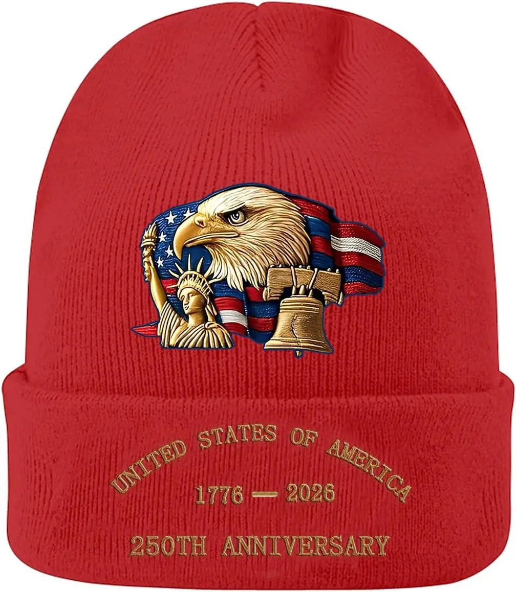 Warm Knitted Cap Liberty United States 250 Anniversary 3