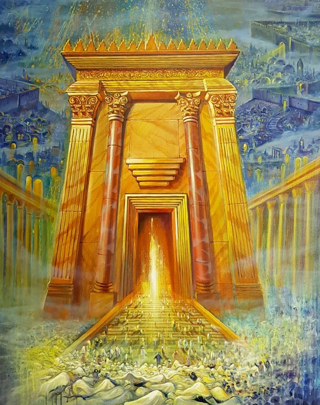 thumbnail image 1 of Kit de pintura de diamante 5D del Muro de los Lamentos de Jerusalén, punto de cruz, mosaico de diamantes, cristianismo judío, decoración del hogar, regalo DIY, 1 of 5