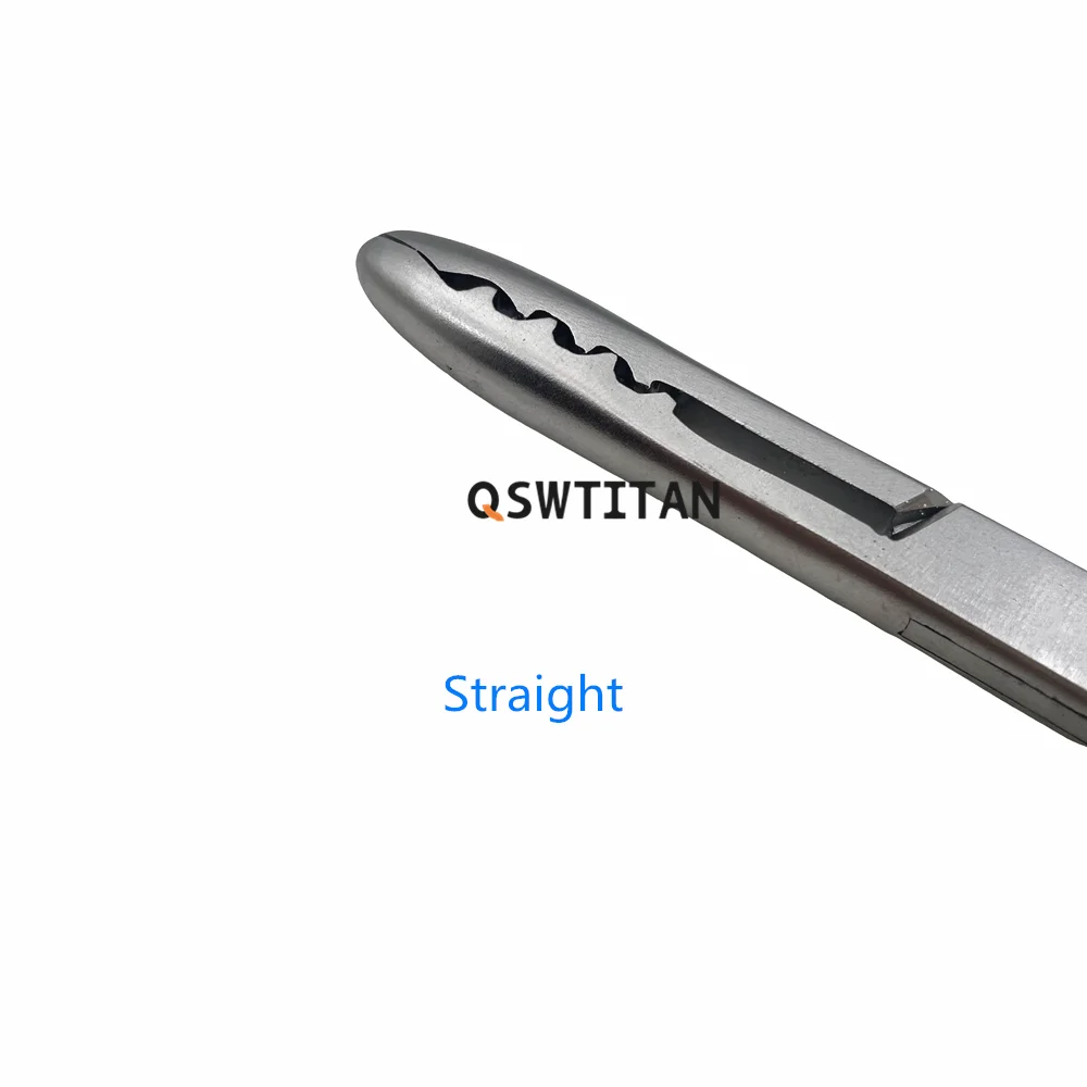 QSWTITAN Soft tissue Holding forceps Bend upwards Straight tissue Pliers Veterinary Orthopedics Instruments