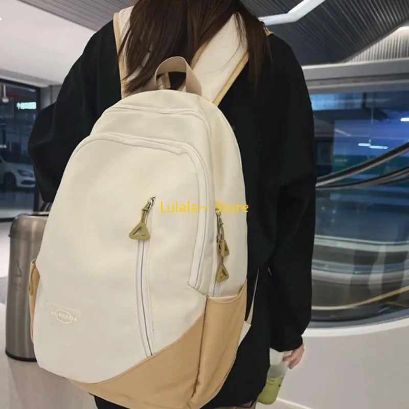 【Quality】 Y4QA Versatile Large College Student Backpack School Bag Travel Daypack.