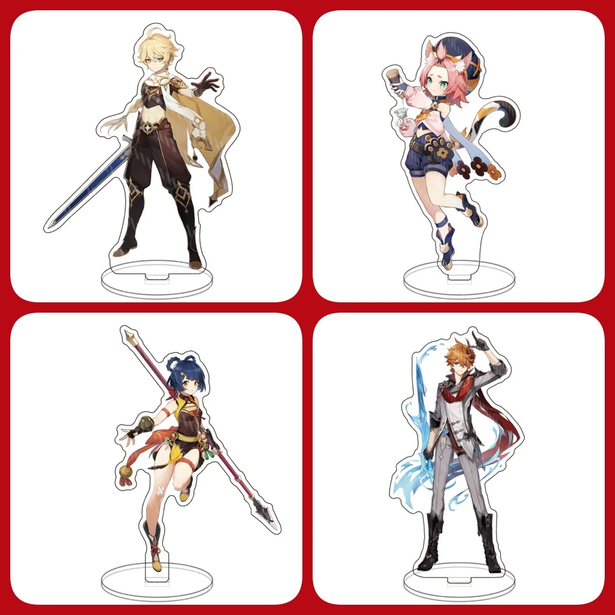 Gioco Impact Figure New Character Yae Miko Gorou Hualingluo Thoma Action Figures Acrilico Stand Model Toy Anime Lovers Gift