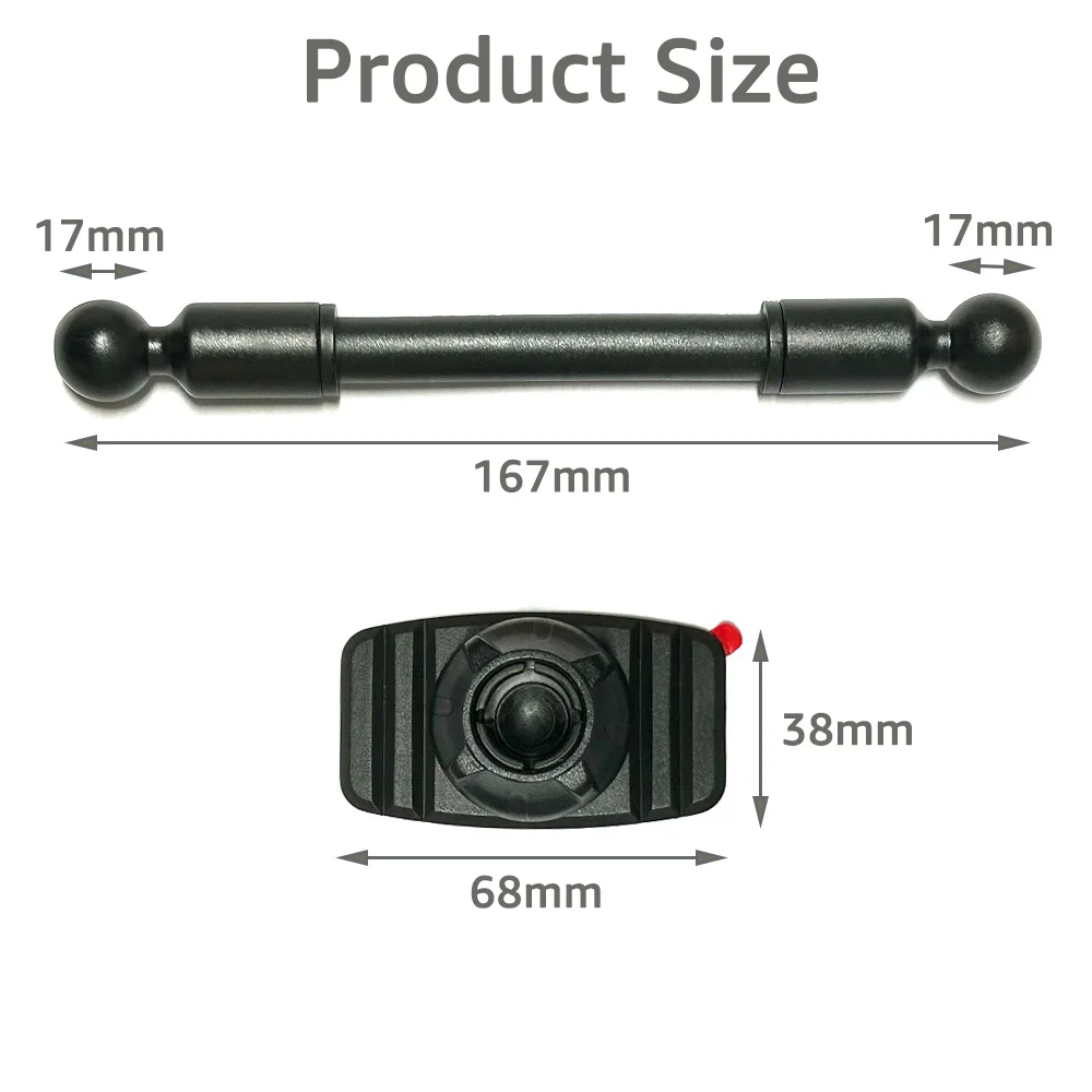 Untoom العالمي حامل هاتف السيارة مزدوجة الكرة رئيس...