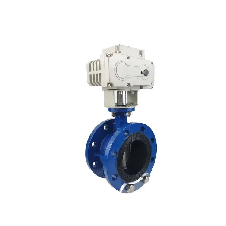 

Electric control flange butterfly valve DN50~DN1800 Soft sealing cast iron stainless steel gas,air,water,oil control