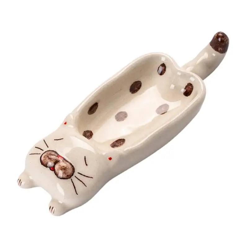 Soy Sauce Dish Cat Shape Sauce Dishes Cute Dipping Bowls Sushi Kitchen Accessories Japanese Seasoning Plate For Vinegar & Snack